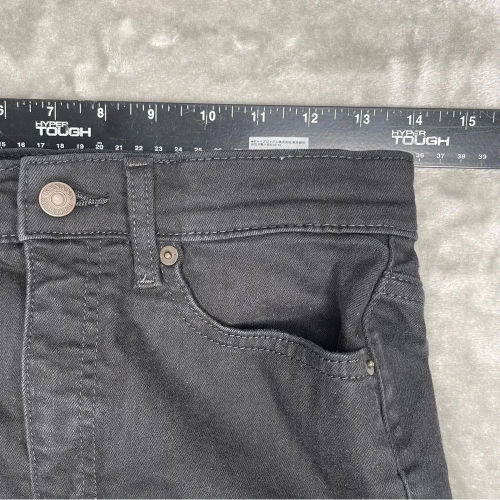Banana Republic Black Curvy High-Rise Skinny Jeans Size 27 / 4